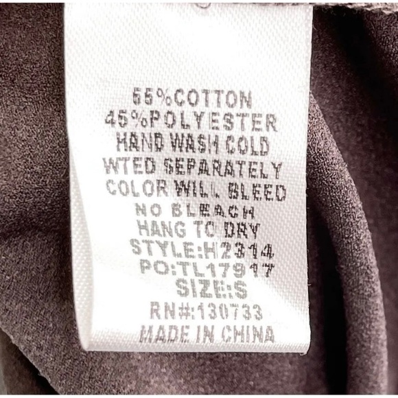 Umgee Sz S Brown Faux Suede Leather Drawstring Vest Womens - Picture 6 of 6